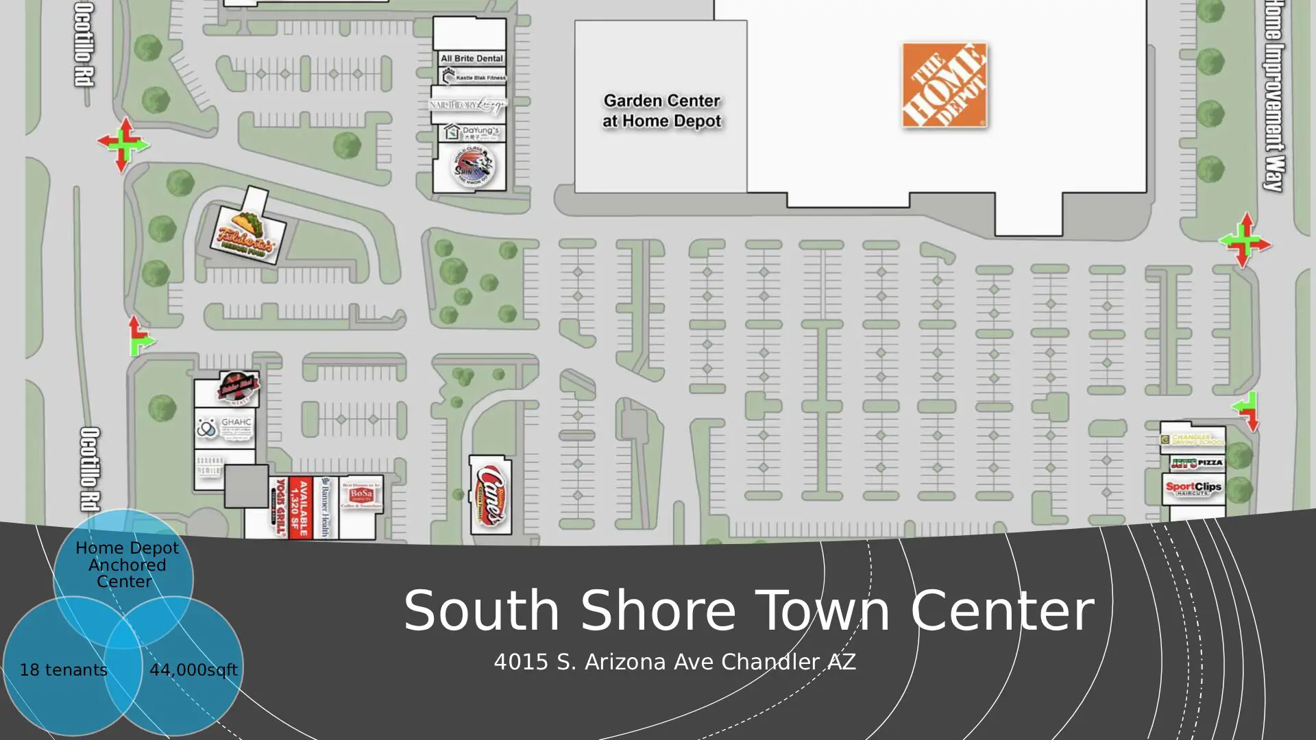Diagram of South Shore Town Center