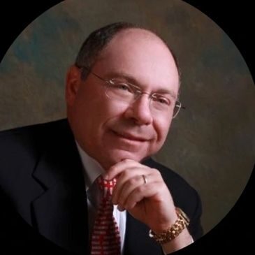 Businessman wearing glasses and red tie